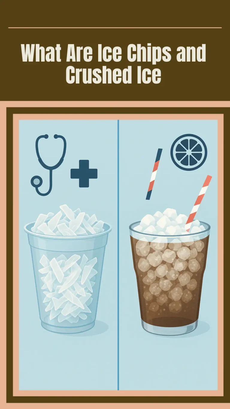 Ice Chips vs. Crushed Ice