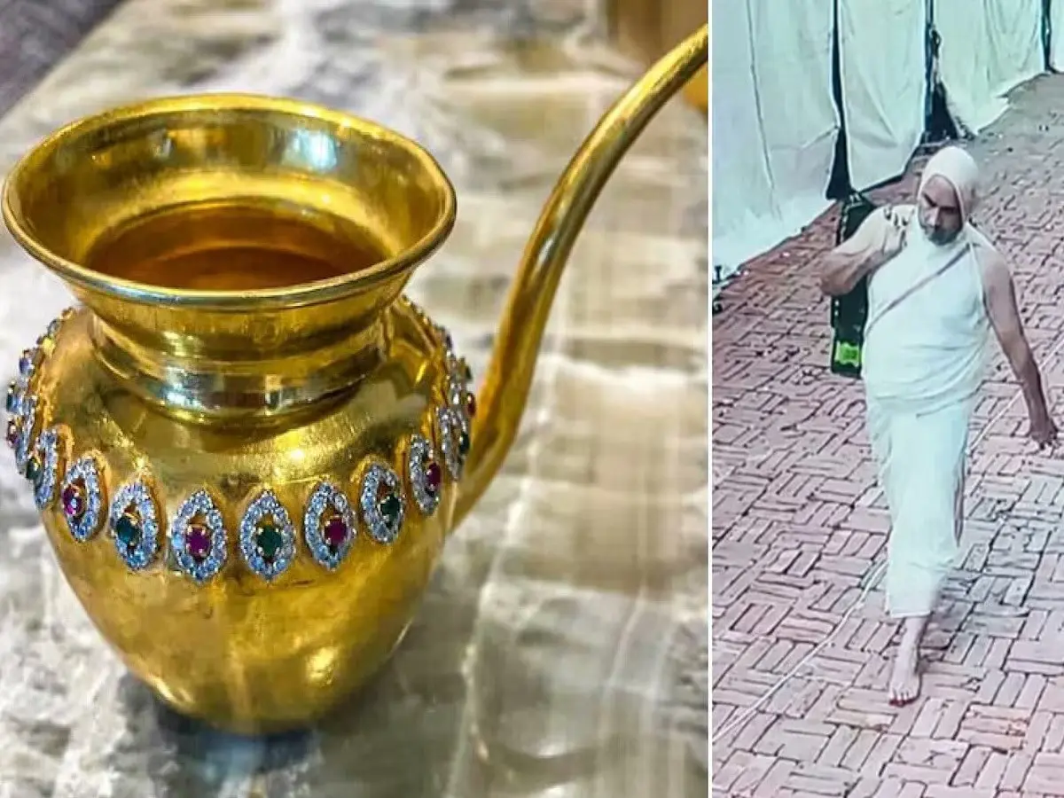 जैन समाज के कार्यक्रम में सोने का कलश चोरी, सीसीटीवी में आरोपी की गतिविधियां कैद